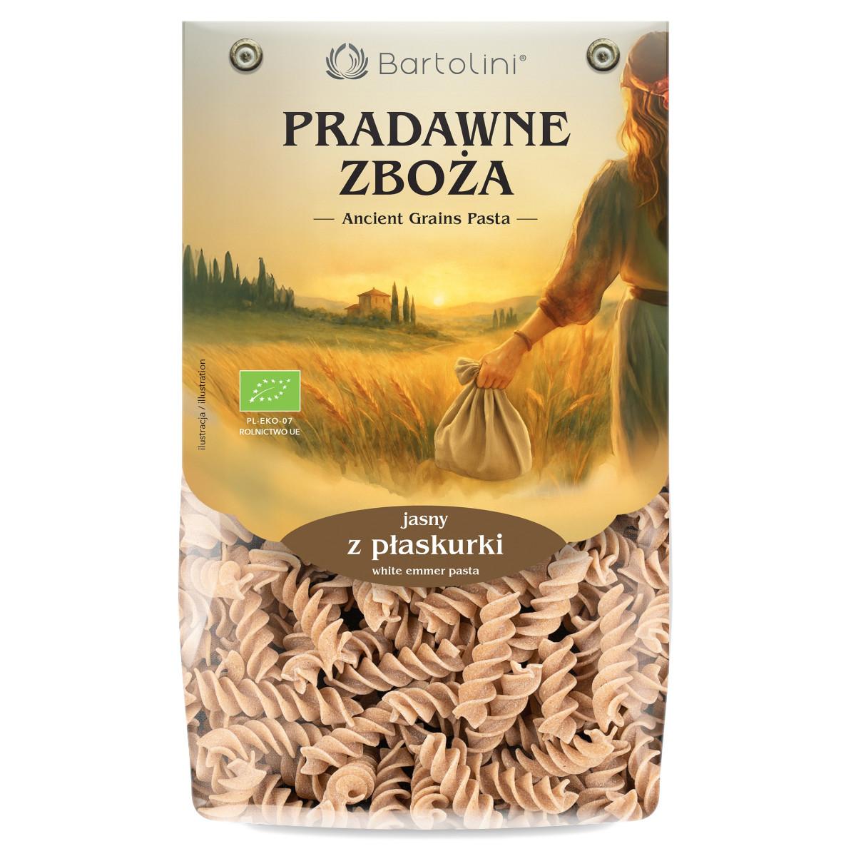 BARTOLINI Makaron z płaskurki jasny świderek nr 5 BIO 250g