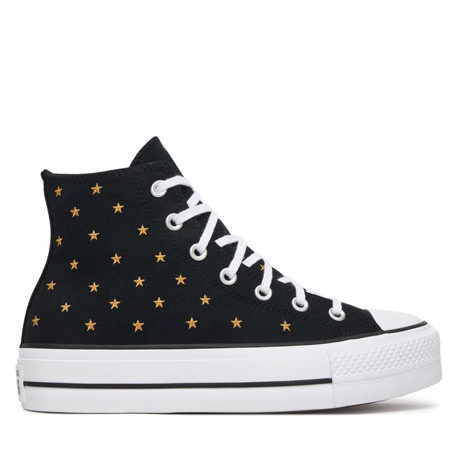 Trampki Converse Chuck Taylor All Star Lift Platform Embroidered Stars A16113C Czarny