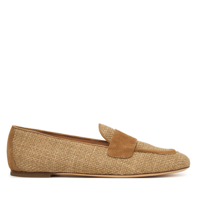 Półbuty AGL Sheryl Raffia D834054PCK7875G740 Brązowy