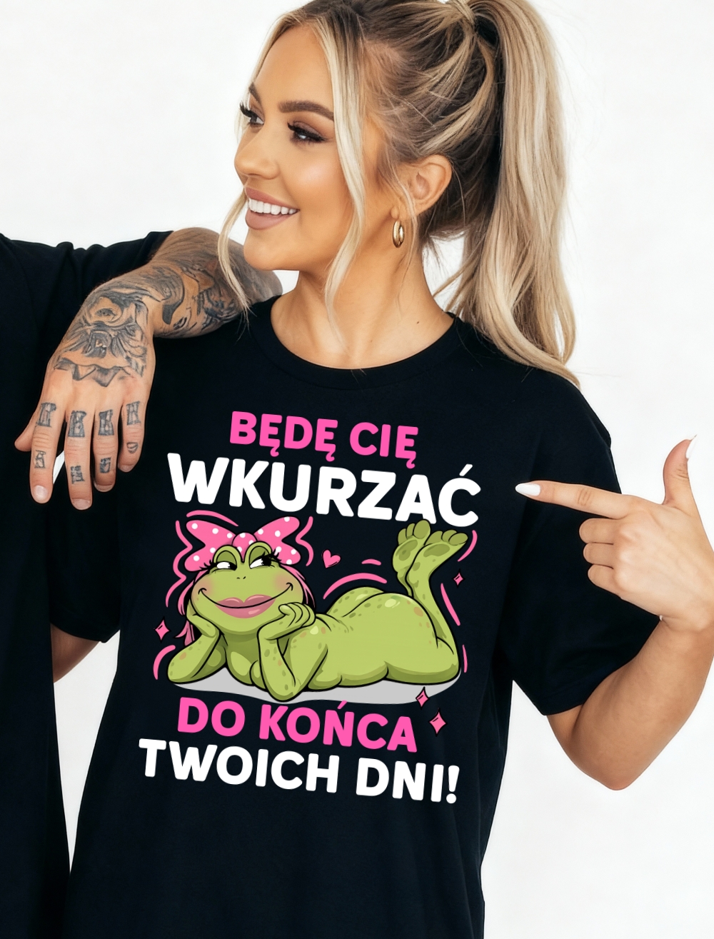 Koszulka na prezent dla dziewczyny - BĘDĘ CIĘ WKURZAĆ DO KOŃCA TWOICH DNI