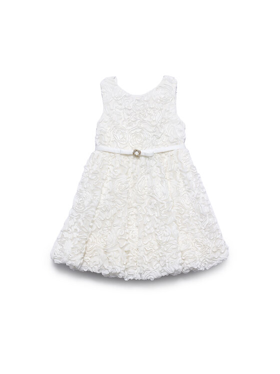 Abel & Lula Sukienka elegancka 5050 Biały Regular Fit