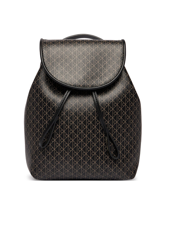 Calvin Klein Plecak Emblem Aop Mini Backpack LV04F3507G Czarny