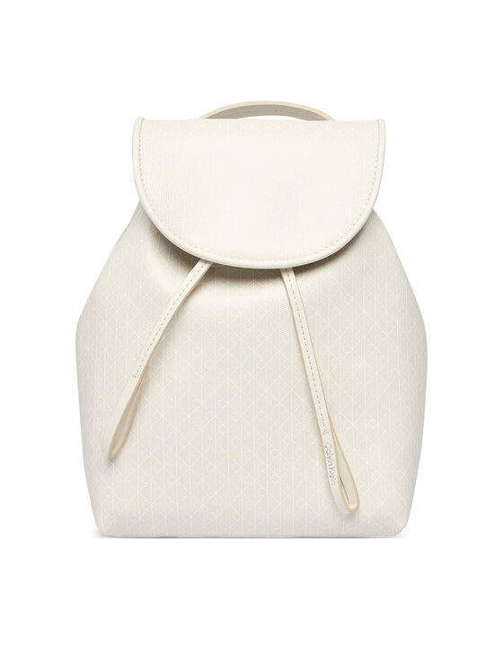 Calvin Klein Plecak Emblem Aop Mini Backpack LV04F3507G Biały