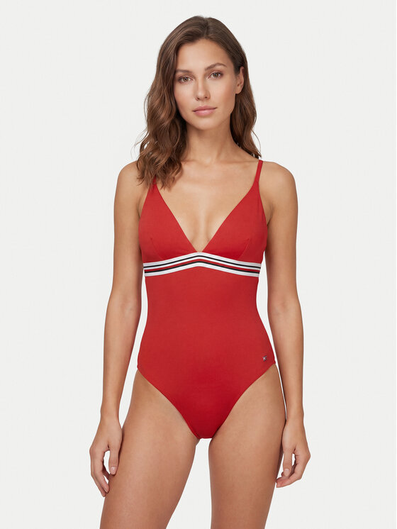 Tommy Hilfiger Strój kąpielowy UW0UW06357 Czerwony