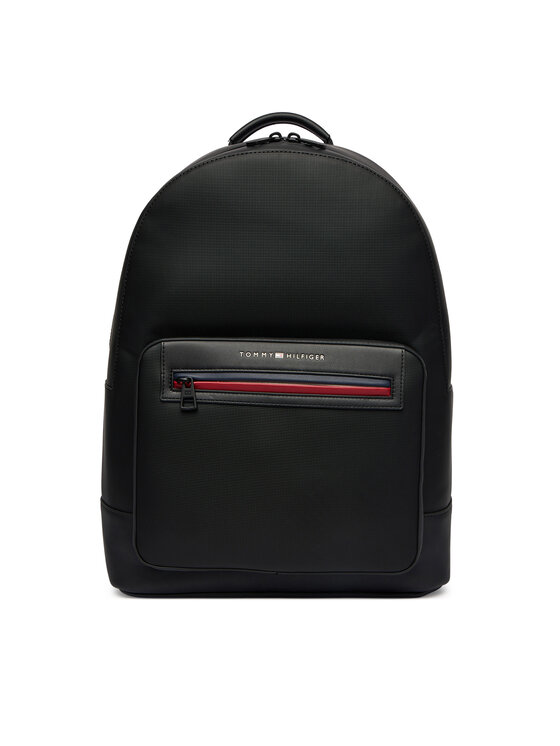 Plecak Tommy Hilfiger Th Foundation Backpack AM0AM14155 Czarny
