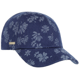 Czapka Denim Flower by Seeberger, denim, One Size