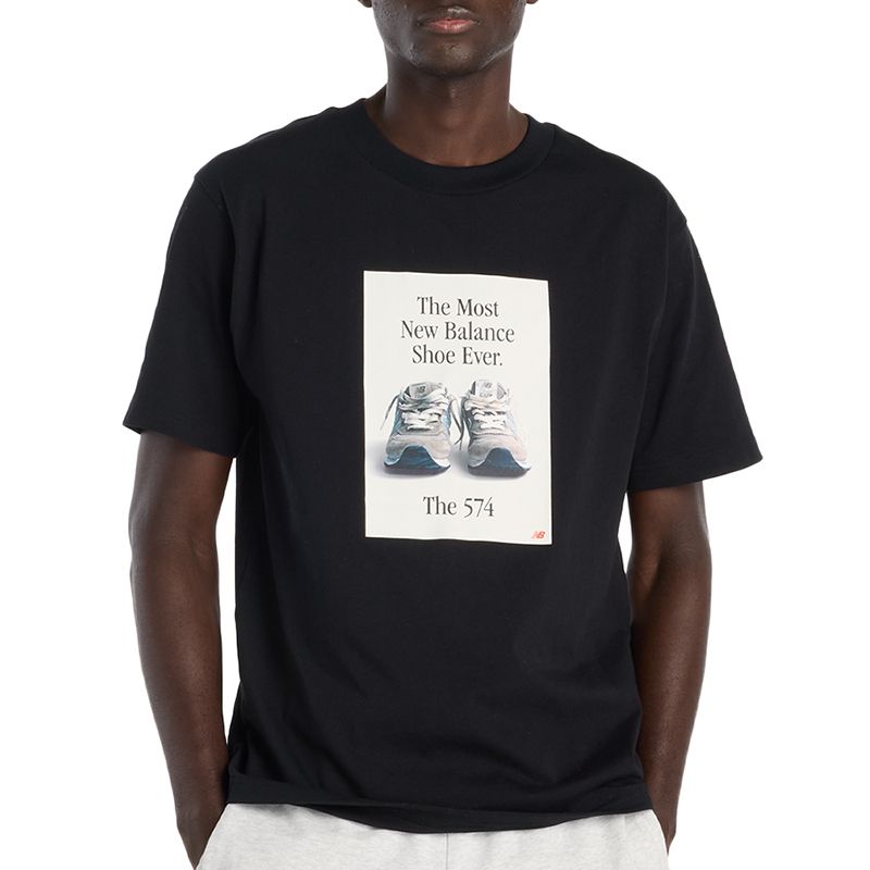 Koszulka męska New Balance MT61B0WFBK - czarna