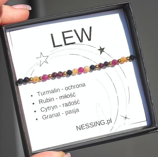 LEW bransoletka zodiakalna na gumce