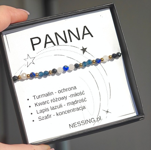 PANNA bransoletka zodiakalna na gumce