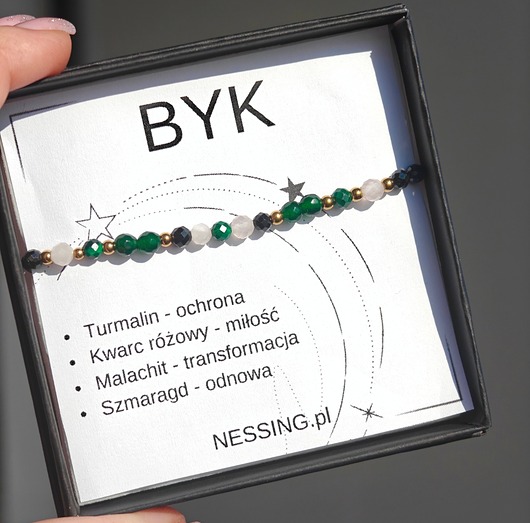 BYK bransoletka zodiakalna na gumce