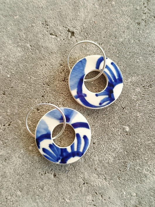 Kolczyki ceramiczne Włocławek koła