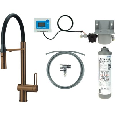 Deante Bateria Magnetic BRMFC75M z filtrem Brąz szczotkowany