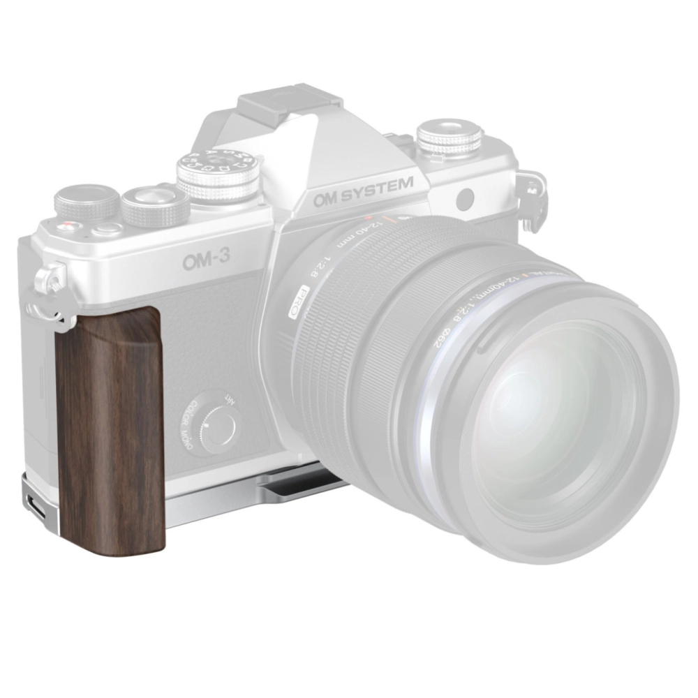 Smallrig drewniany uchwyt typu L shape do OM SYSTEM OM-3 [5563]