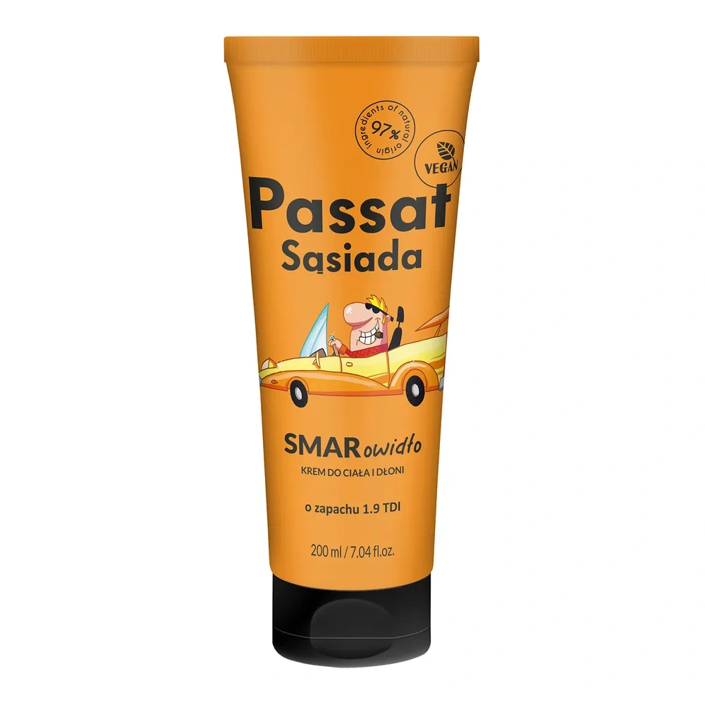 Shots! Passat Sąsiada Smarowidło krem do ciała i dłoni o zapachu 1.9 TDI 200 ml