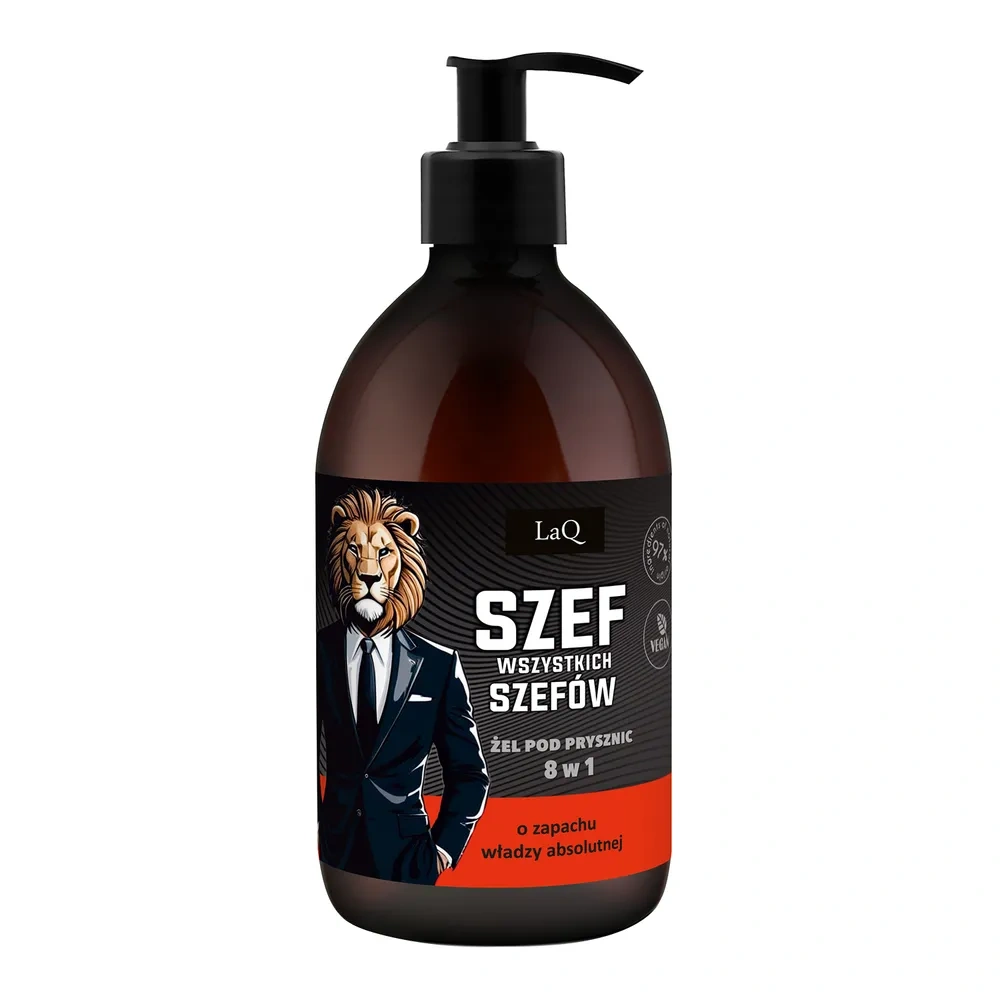 LaQ żel pod prysznic dla mężczyzn 8w1 Szef Wszystkich Szefów Zapach Władzy Absolutnej 500 ml
