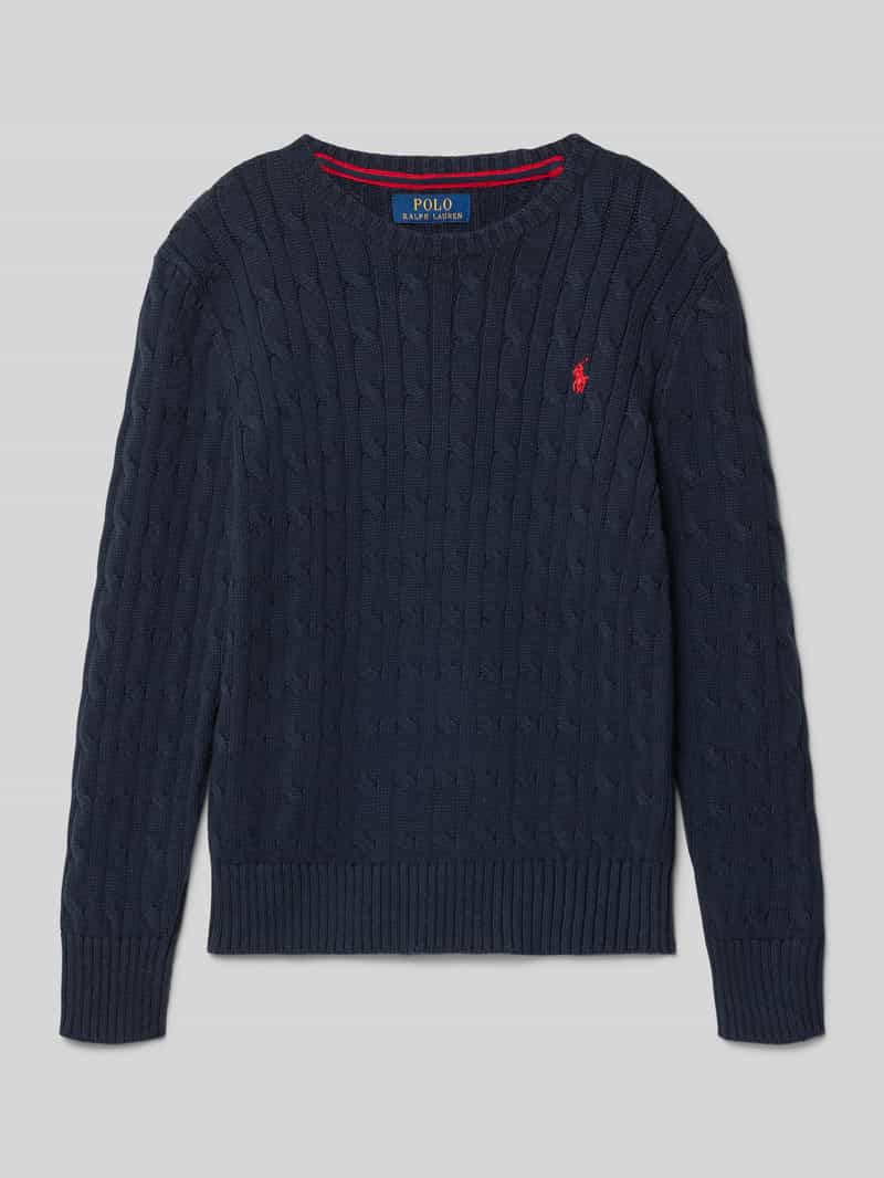 Sweter o kroju regular fit z czystej bawełny