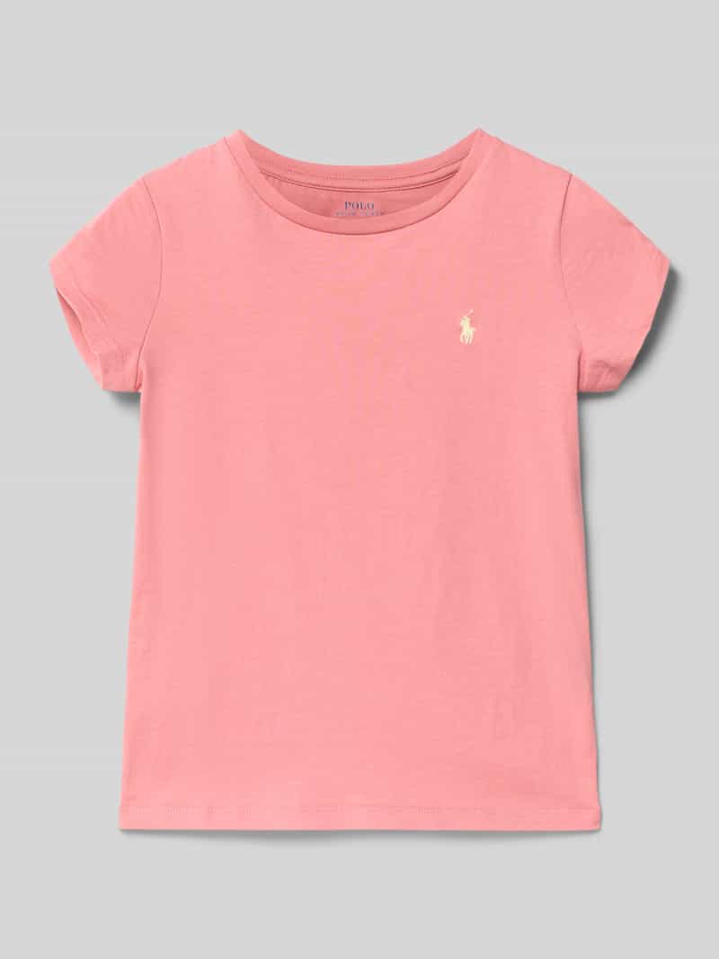 T-shirt o kroju regular fit z czystej bawełny