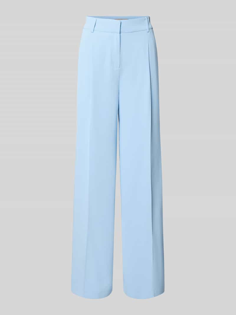 Szerokie spodnie materiałowe z zaprasowanymi kantami