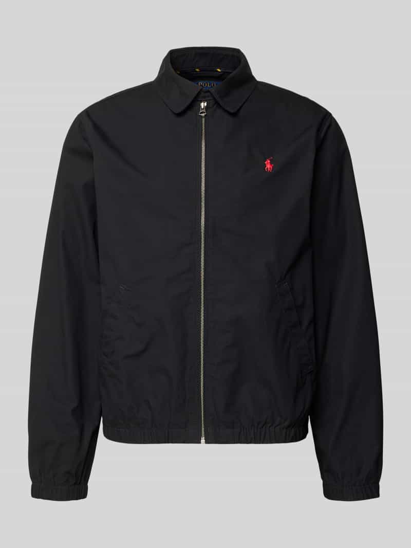 Kurtka blouson z czystej bawełny w kroju regular fit