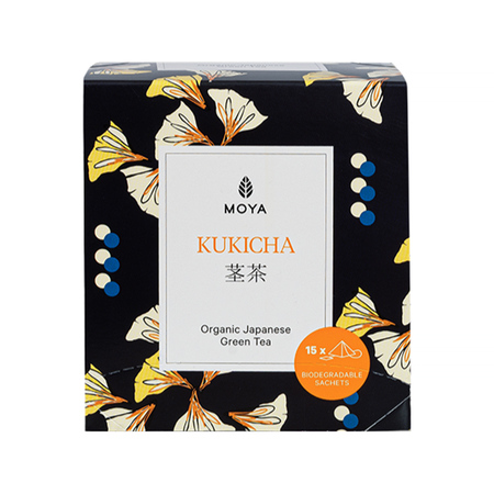 Moya Matcha - herbata zielona w saszetkach Kukicha 15 x 1,5 g