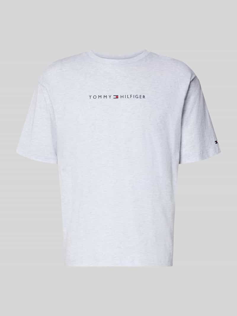 T-shirt o kroju regular fit z czystej bawełny