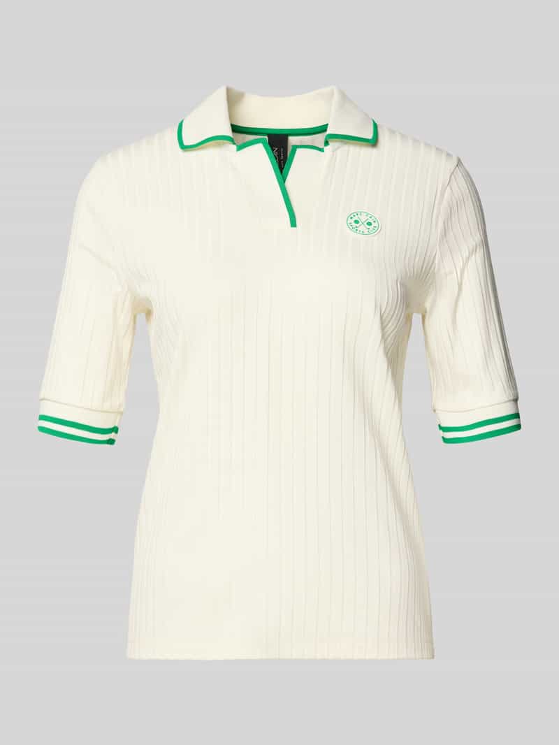 Koszulka polo o kroju regular fit z Mieszanka wiskozy