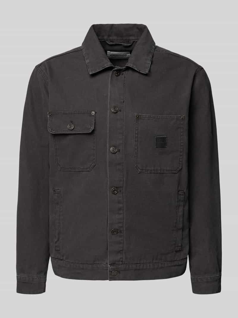 Kurtka jeansowa z kieszeniami na piersi Model 'RONNY'