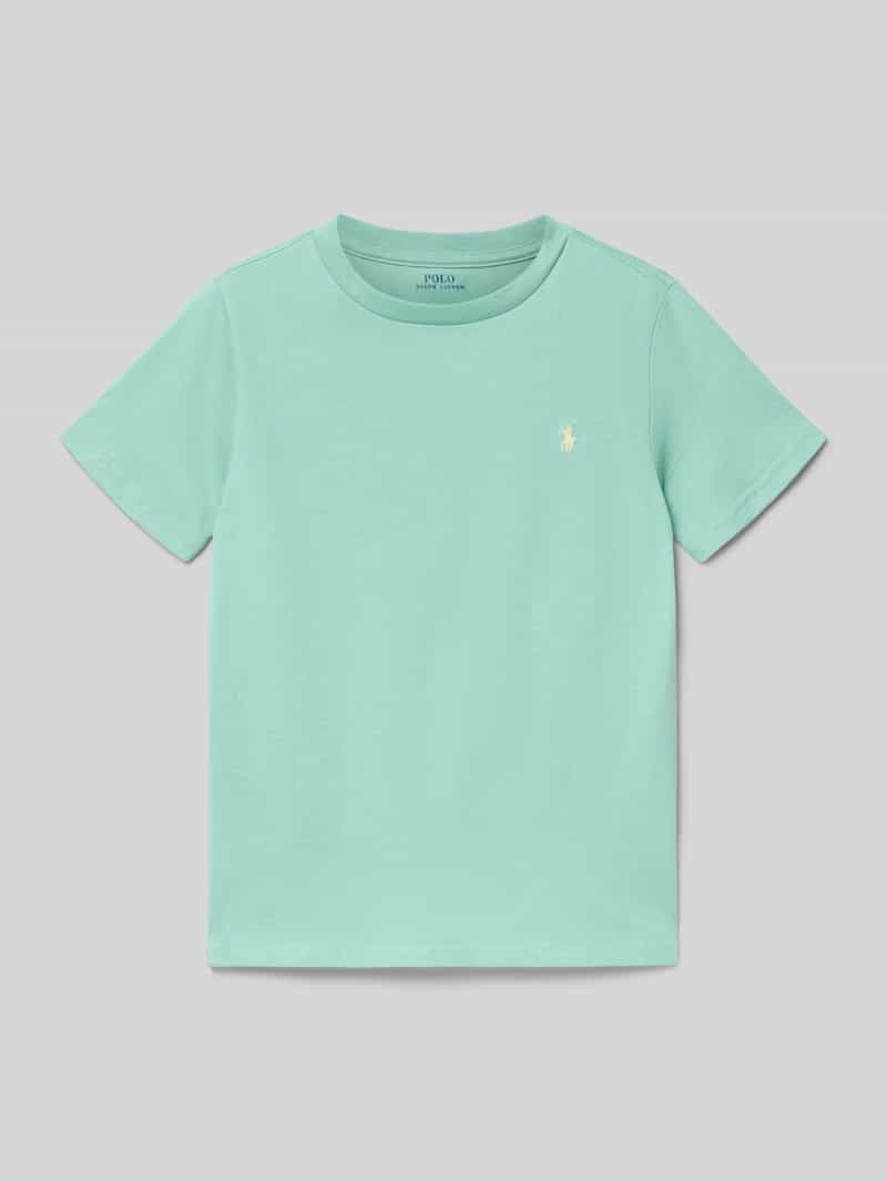 T-shirt o kroju regular fit z czystej bawełny