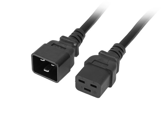 Armac IEC C19 na C20 1.5m VDE KB-EX/C19/15/BK