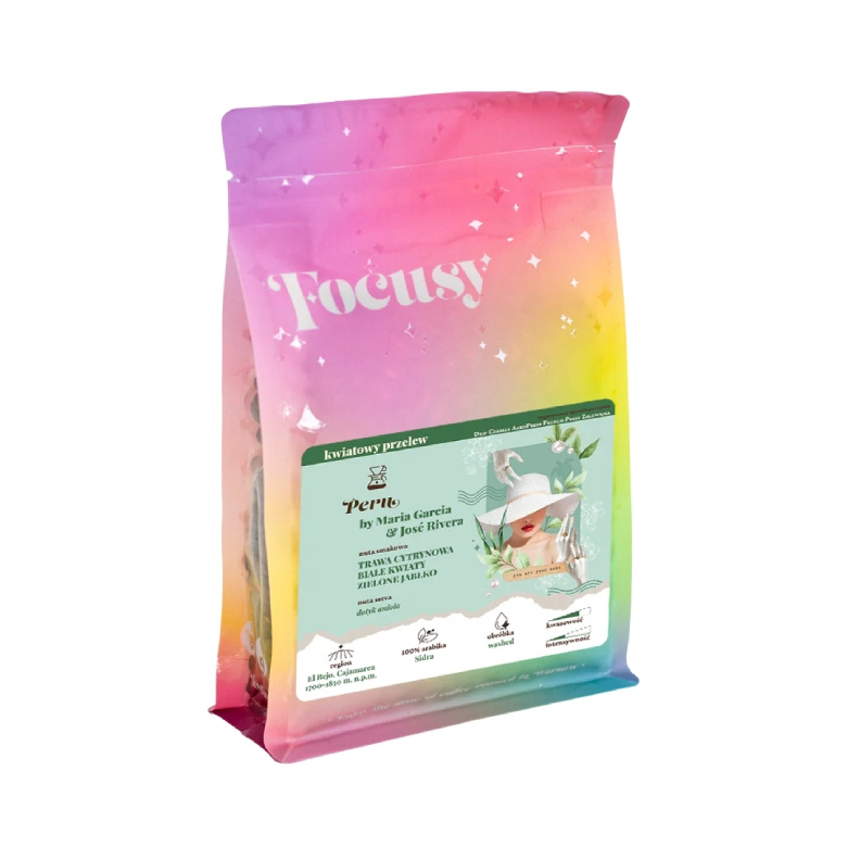 Kawa ziarnista Focusy PERU by Maria Garcia & Jose Rivera - kwiatowy przelew 200g