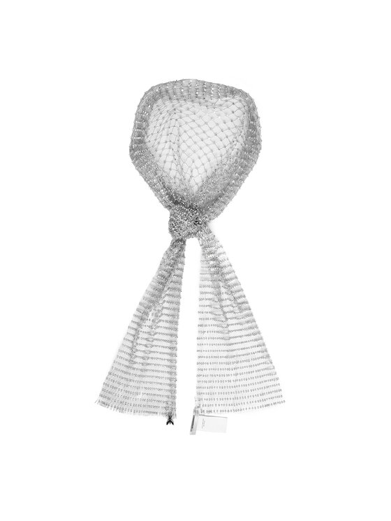 Patrizia Pepe Chusta na głowę 8F0128/J405-S980 Srebrny