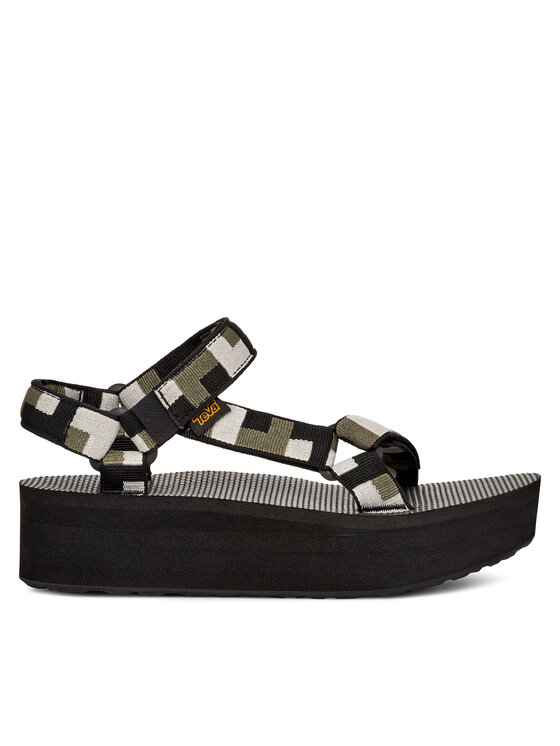 Teva Sandały Flatform Universal 1008844 Czarny