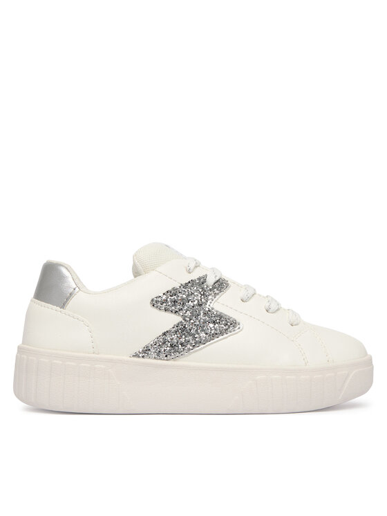 Geox Sneakersy J Mikiroshi Girl J45DVA 054EW C0007 S Biały