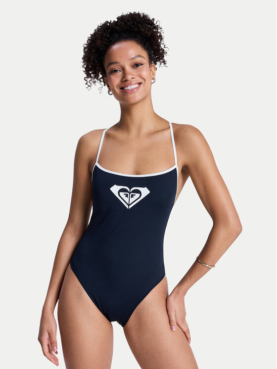 Roxy Strój kąpielowy The Retro Essentials ERJX103798 Czarny