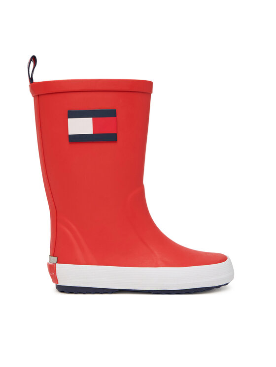 Tommy Hilfiger Kalosze Flag Rain Boot T3XC-33923-0047 S Czerwony