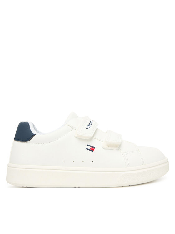 Tommy Hilfiger Sneakersy Low Cut Velcro T1X9-34338-1355 M Biały