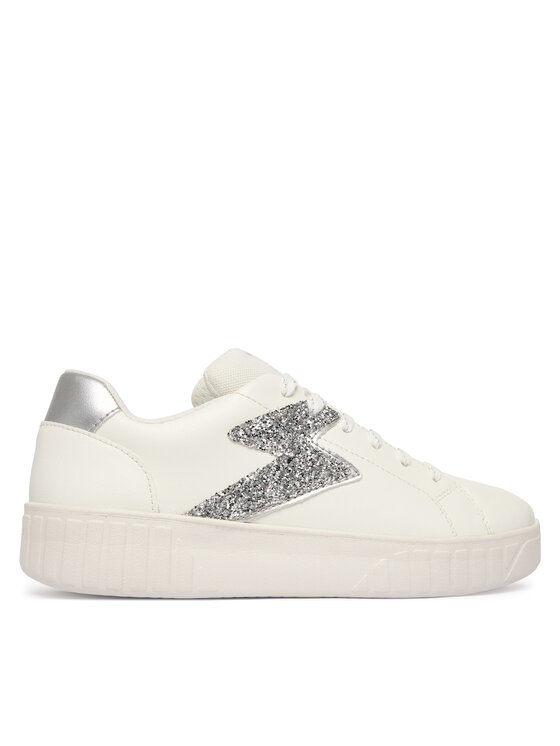Geox Sneakersy J Mikiroshi Girl J45DVA 054EW C0007 D Biały