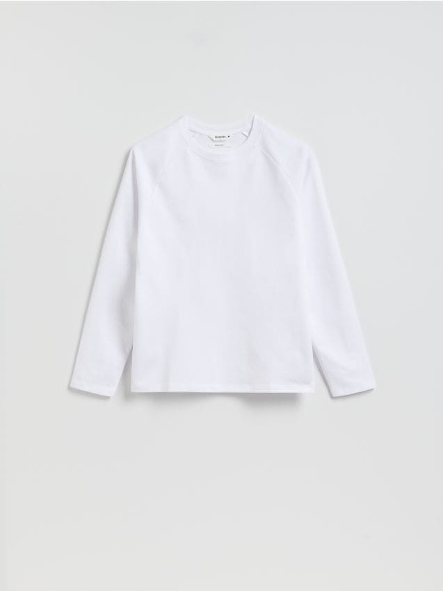 Reserved - Longsleeve super slim fit - biały