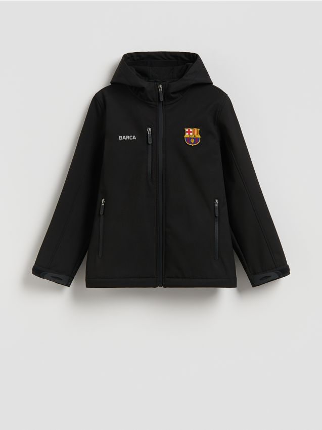Reserved - Kurtka softshell FC Barcelona - czarny