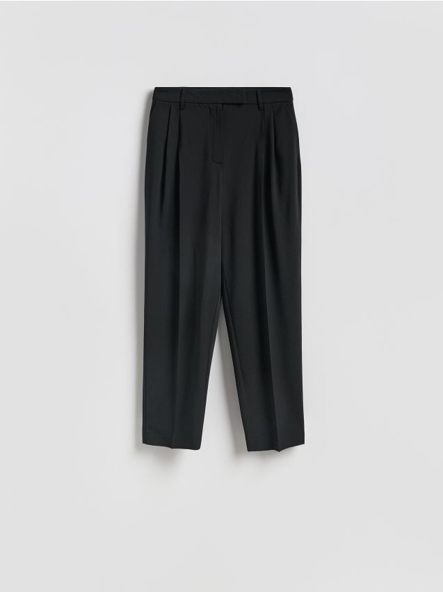 Reserved - Spodnie carrot - czarny