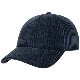 Czapka Sztruksowa Wide-Wale by Stetson, niebieski, One Size