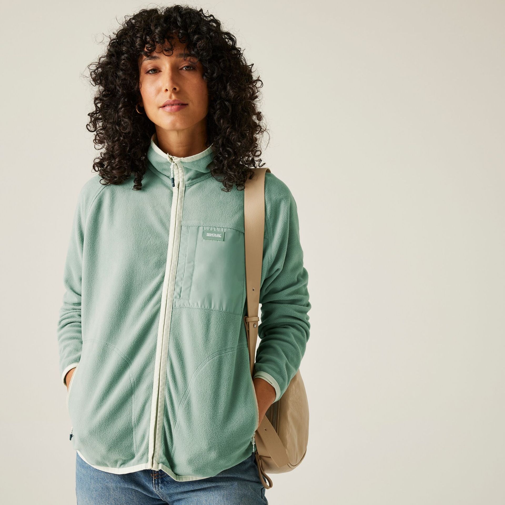 Regatta Damski polar rozsuwany Lilana Lodowy błękit, Rozmiar: 44