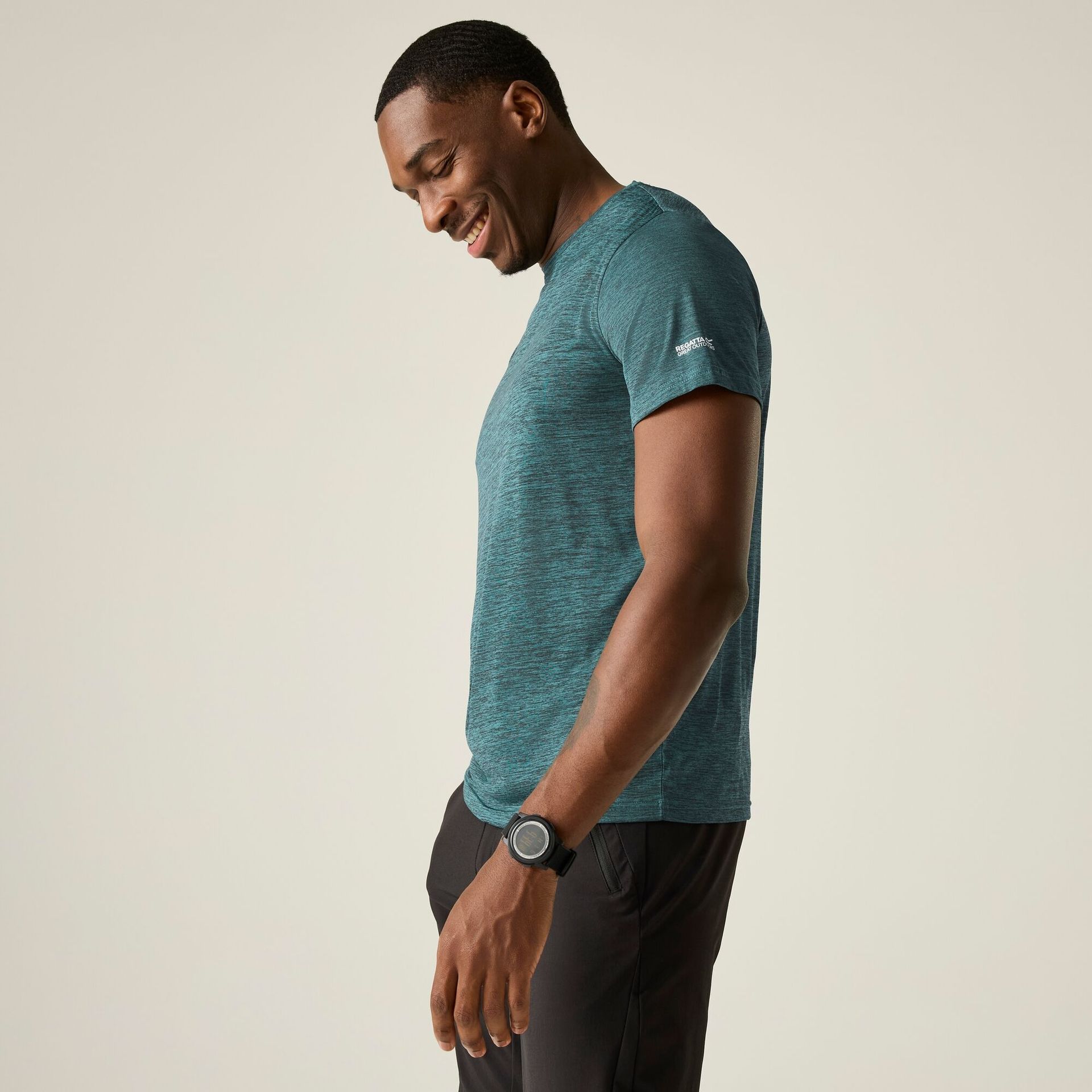 Regatta Koszulka męska Fingal Edition Zielony, Rozmiar: L