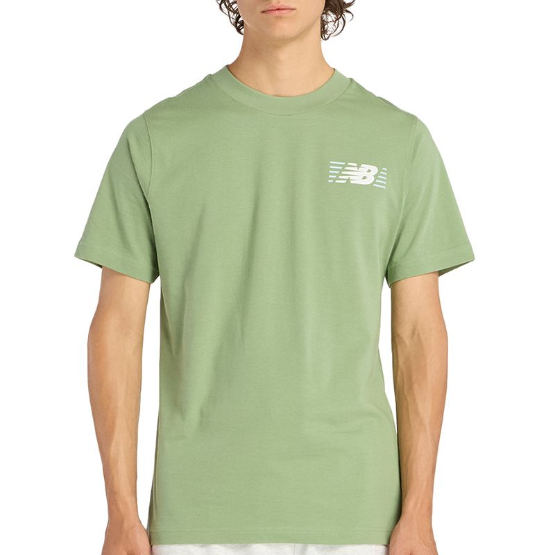 Koszulka męska New Balance MT6179UMAAR - zielona