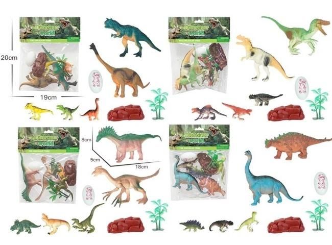 Zestaw dinozaurów z jajem - figurka