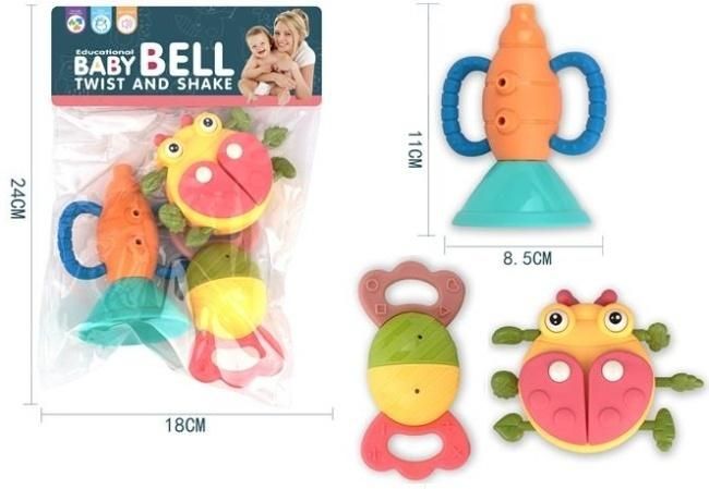 Grzechotki 3 szt Merkpol