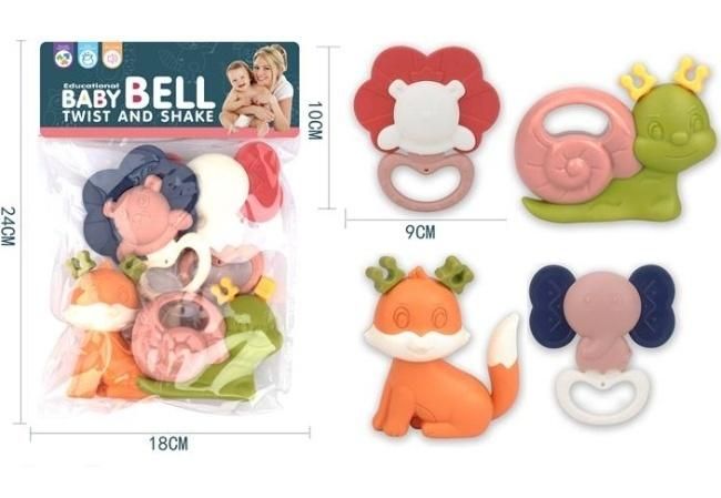 Grzechotki 4 szt Merkpol