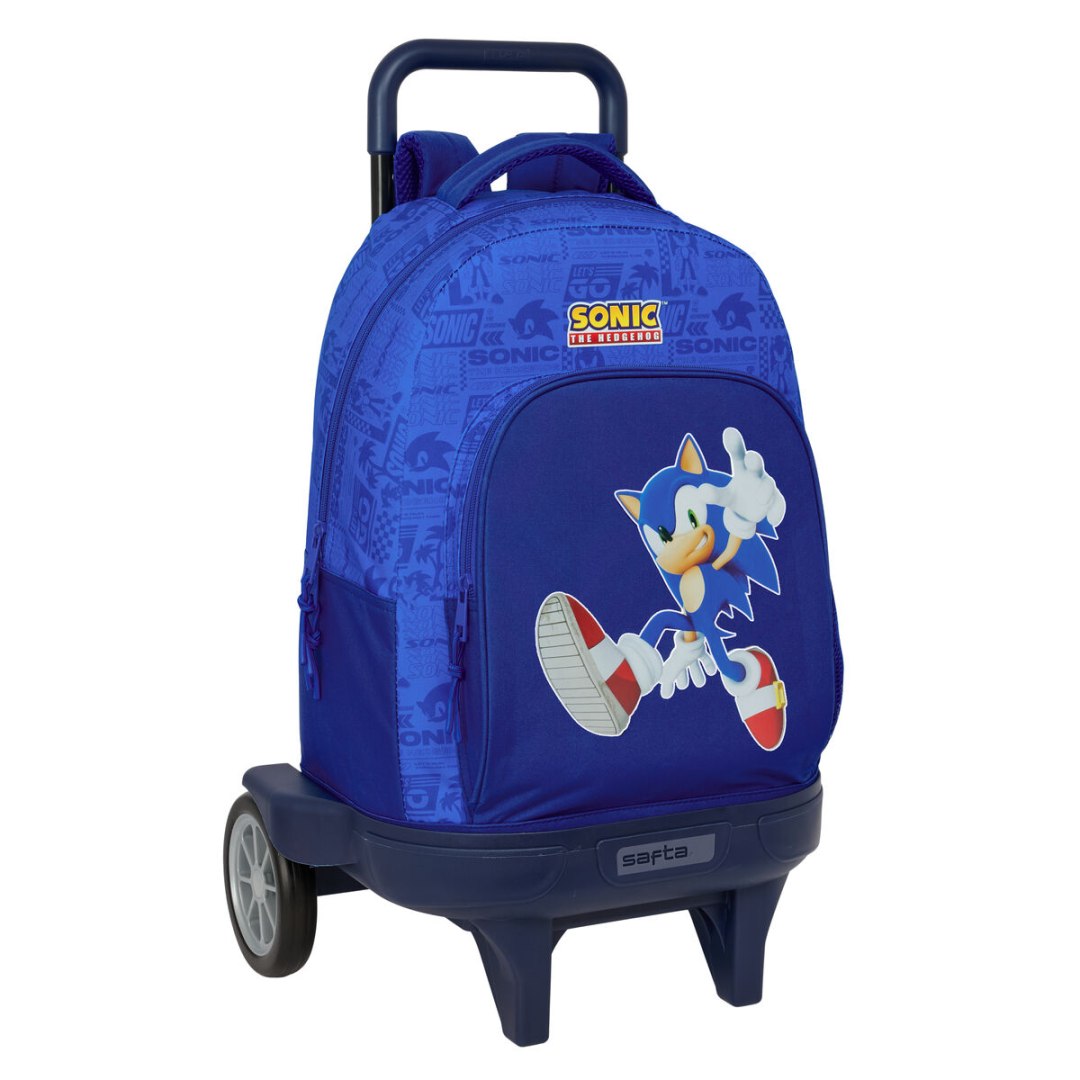Plecak szkolny Sonic Niebieski 33 x 45 x 22 cm