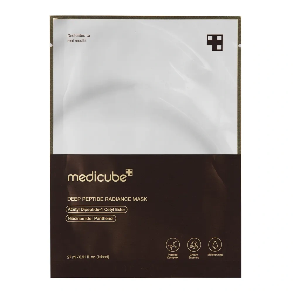 Medicube Deep Peptide Mask rozświetlająca maska w płachcie do twarzy z peptydami 27 ml