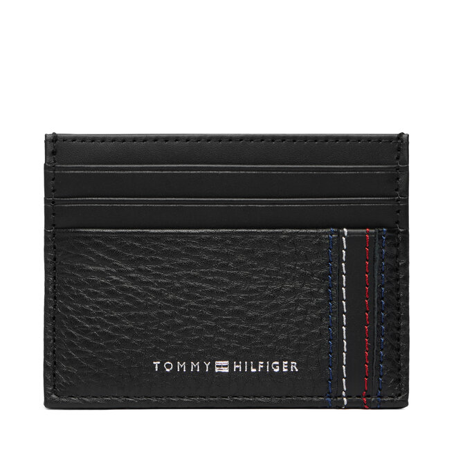 Etui na karty kredytowe Tommy Hilfiger Th Central Cc Holder AM0AM14228 Czarny